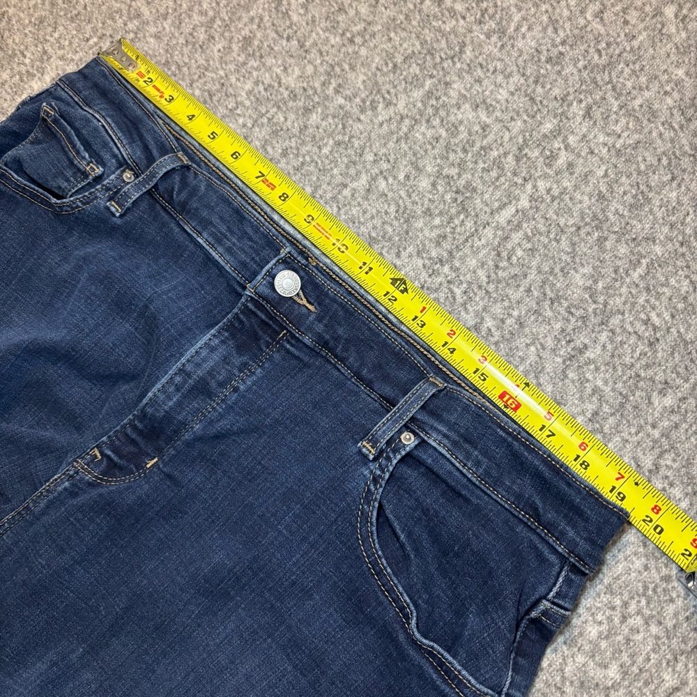 Levi’s Women’s 721 High Rise Skinny Jeans 20W Dark Wash Stretch Denim - Picture 7 of 10